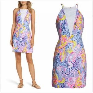 Lilly Pulitzer Pearl Shift Dress So Snappy size 6 LIKE NEW